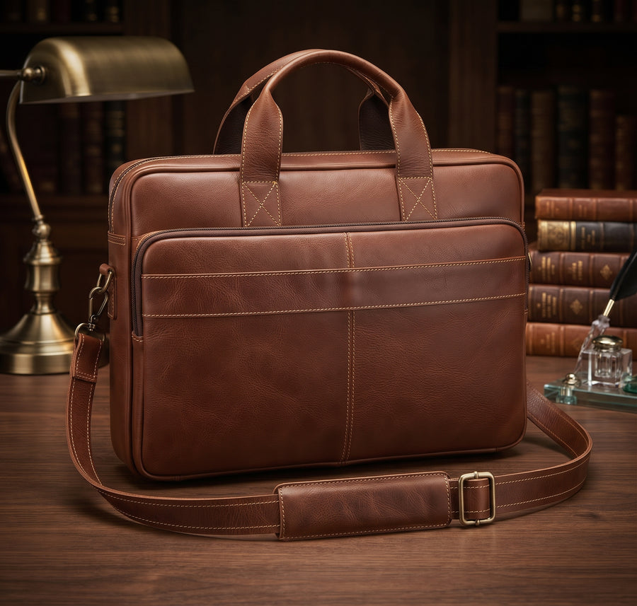 Benthill Genuine Leather Briefcase