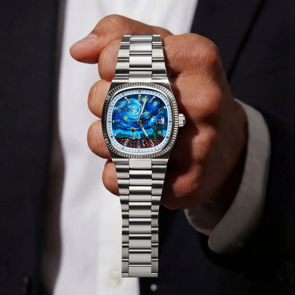 518 Silvery-Stars Watch