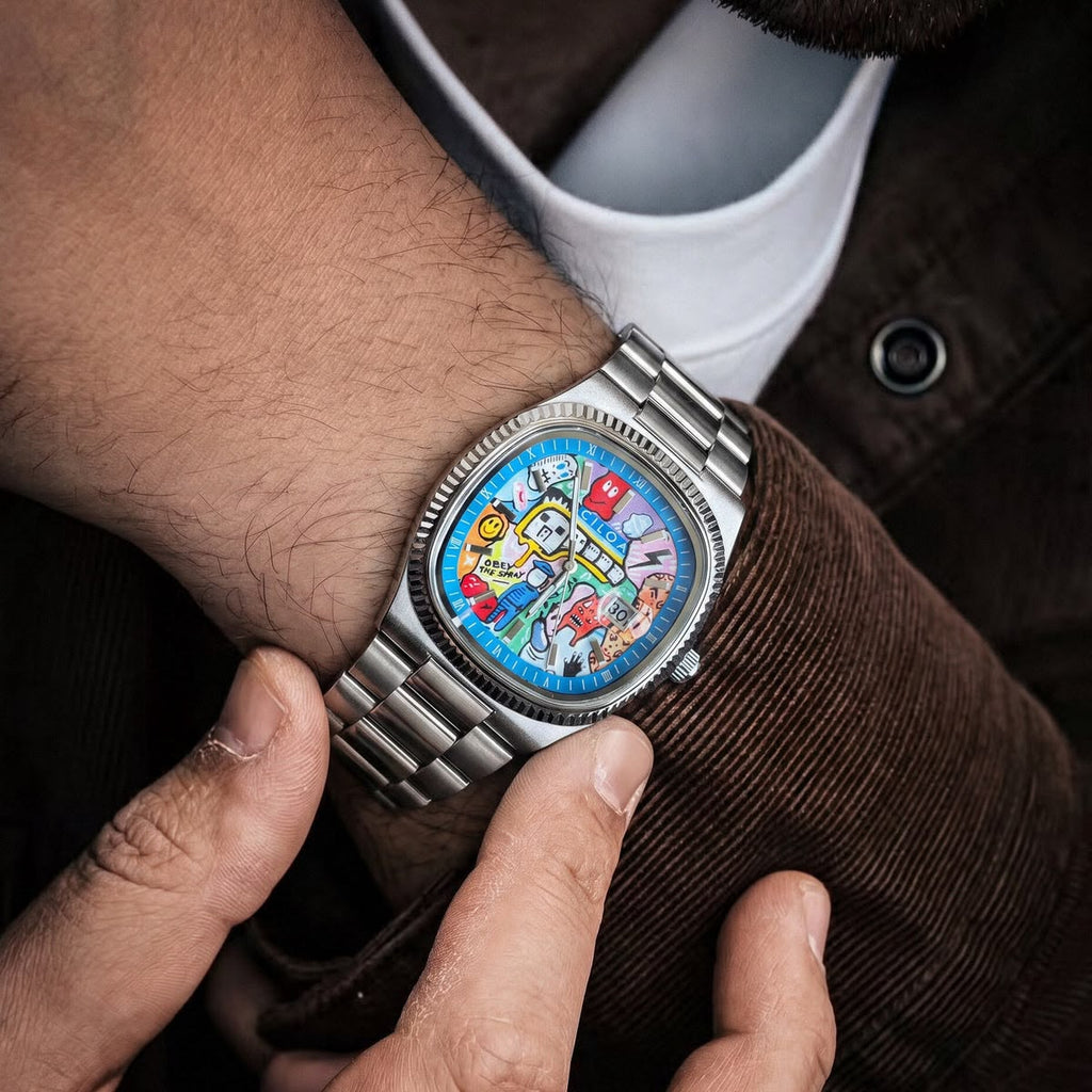 518 Silvery-Stars Watch