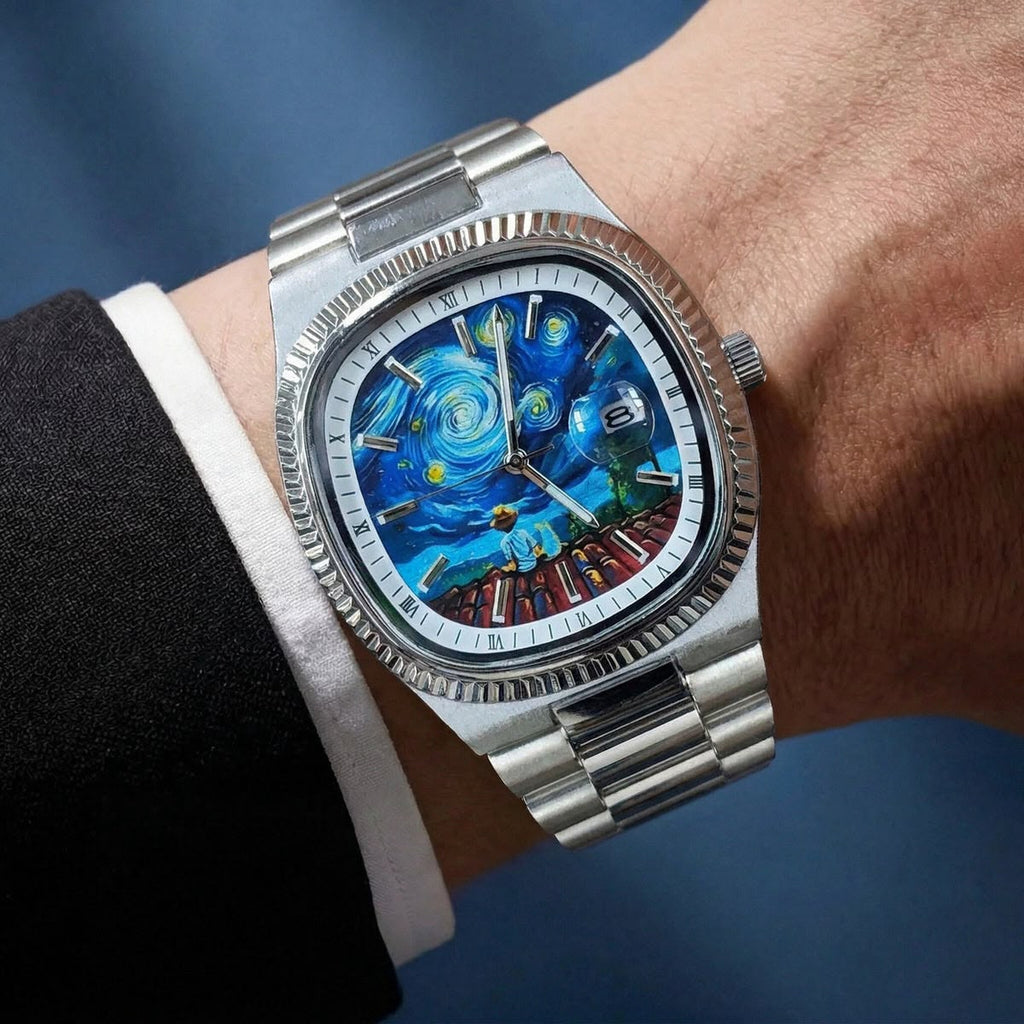 518 Silvery-Stars Watch