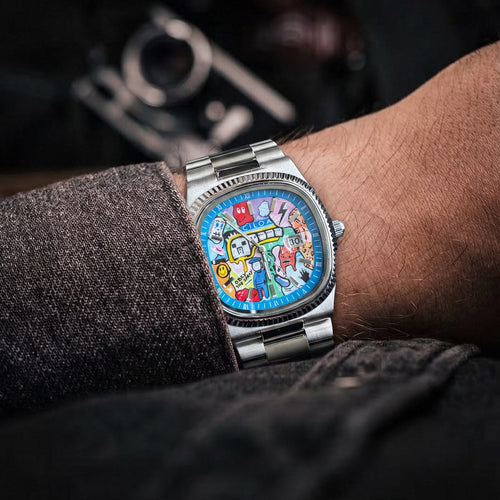 518 Silvery-Stars Watch