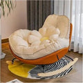 Eggshell Swivel Accent Chair / Lazy Sofa Lounge Chair