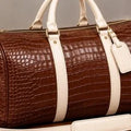 The Black Alligator Crown Emblem Duffle & Continental Wallet Set