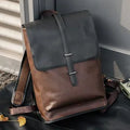 Etonweag Korean-Style Checkered Flap Backpack